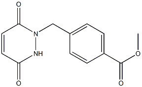 methyl 4-[(3,6-dioxo-1,2,3,6-tetrahydropyridazin-1-yl)methyl]benzoate 구조식 이미지