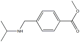 methyl 4-[(propan-2-ylamino)methyl]benzoate Structure