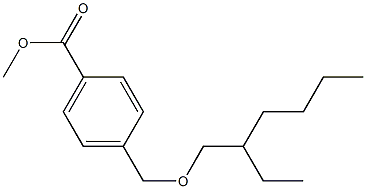 methyl 4-{[(2-ethylhexyl)oxy]methyl}benzoate Structure