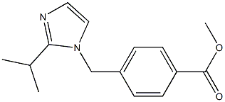 methyl 4-{[2-(propan-2-yl)-1H-imidazol-1-yl]methyl}benzoate 구조식 이미지