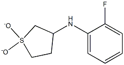 N-(1,1-dioxidotetrahydrothien-3-yl)-N-(2-fluorophenyl)amine Structure