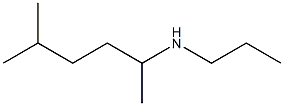 N-(1,4-dimethylpentyl)-N-propylamine 구조식 이미지