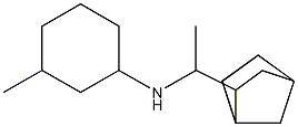 N-(1-{bicyclo[2.2.1]heptan-2-yl}ethyl)-3-methylcyclohexan-1-amine Structure