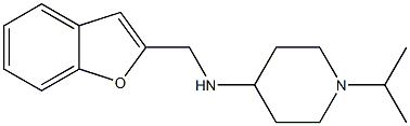 N-(1-benzofuran-2-ylmethyl)-1-(propan-2-yl)piperidin-4-amine Structure