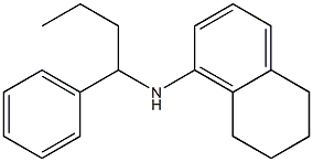 N-(1-phenylbutyl)-5,6,7,8-tetrahydronaphthalen-1-amine Structure