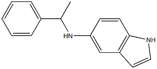 N-(1-phenylethyl)-1H-indol-5-amine 구조식 이미지