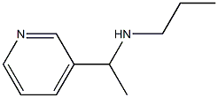 N-(1-pyridin-3-ylethyl)propan-1-amine Structure