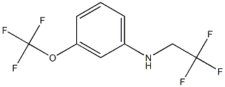 N-(2,2,2-trifluoroethyl)-3-(trifluoromethoxy)aniline Structure