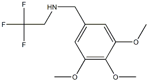 N-(2,2,2-trifluoroethyl)-N-(3,4,5-trimethoxybenzyl)amine 구조식 이미지