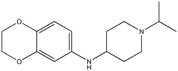 N-(2,3-dihydro-1,4-benzodioxin-6-yl)-1-(propan-2-yl)piperidin-4-amine 구조식 이미지