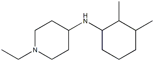 N-(2,3-dimethylcyclohexyl)-1-ethylpiperidin-4-amine Structure