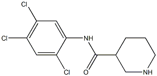 N-(2,4,5-trichlorophenyl)piperidine-3-carboxamide Structure