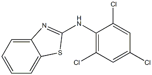 N-(2,4,6-trichlorophenyl)-1,3-benzothiazol-2-amine Structure