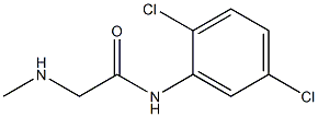 N-(2,5-dichlorophenyl)-2-(methylamino)acetamide 구조식 이미지