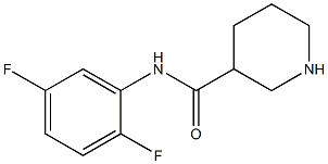 N-(2,5-difluorophenyl)piperidine-3-carboxamide Structure