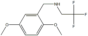 N-(2,5-dimethoxybenzyl)-N-(2,2,2-trifluoroethyl)amine Structure