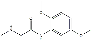 N-(2,5-dimethoxyphenyl)-2-(methylamino)acetamide Structure