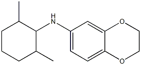 N-(2,6-dimethylcyclohexyl)-2,3-dihydro-1,4-benzodioxin-6-amine 구조식 이미지