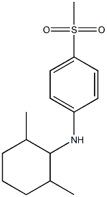 N-(2,6-dimethylcyclohexyl)-4-methanesulfonylaniline Structure
