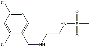 N-(2-{[(2,4-dichlorophenyl)methyl]amino}ethyl)methanesulfonamide 구조식 이미지