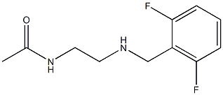 N-(2-{[(2,6-difluorophenyl)methyl]amino}ethyl)acetamide Structure