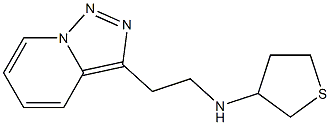 N-(2-{[1,2,4]triazolo[3,4-a]pyridin-3-yl}ethyl)thiolan-3-amine 구조식 이미지