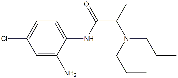 N-(2-amino-4-chlorophenyl)-2-(dipropylamino)propanamide Structure