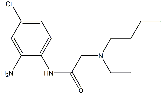 N-(2-amino-4-chlorophenyl)-2-[butyl(ethyl)amino]acetamide Structure