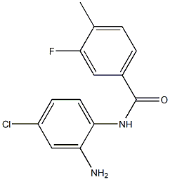 N-(2-amino-4-chlorophenyl)-3-fluoro-4-methylbenzamide Structure