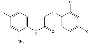 N-(2-amino-4-fluorophenyl)-2-(2,4-dichlorophenoxy)acetamide Structure