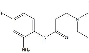 N-(2-amino-4-fluorophenyl)-3-(diethylamino)propanamide Structure