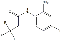 N-(2-amino-4-fluorophenyl)-3,3,3-trifluoropropanamide Structure