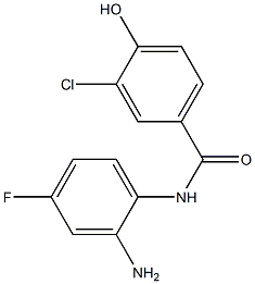 N-(2-amino-4-fluorophenyl)-3-chloro-4-hydroxybenzamide Structure
