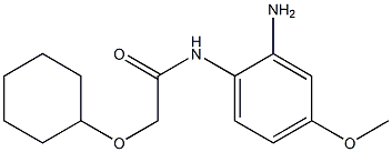 N-(2-amino-4-methoxyphenyl)-2-(cyclohexyloxy)acetamide 구조식 이미지