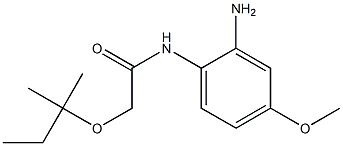 N-(2-amino-4-methoxyphenyl)-2-[(2-methylbutan-2-yl)oxy]acetamide 구조식 이미지