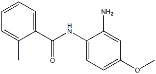 N-(2-amino-4-methoxyphenyl)-2-methylbenzamide 구조식 이미지