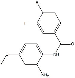 N-(2-amino-4-methoxyphenyl)-3,4-difluorobenzamide 구조식 이미지