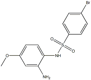 N-(2-amino-4-methoxyphenyl)-4-bromobenzene-1-sulfonamide Structure