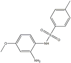 N-(2-amino-4-methoxyphenyl)-4-methylbenzenesulfonamide 구조식 이미지