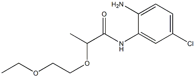 N-(2-amino-5-chlorophenyl)-2-(2-ethoxyethoxy)propanamide Structure