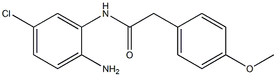 N-(2-amino-5-chlorophenyl)-2-(4-methoxyphenyl)acetamide Structure