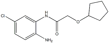 N-(2-amino-5-chlorophenyl)-2-(cyclopentyloxy)acetamide 구조식 이미지