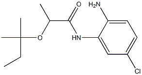 N-(2-amino-5-chlorophenyl)-2-[(2-methylbutan-2-yl)oxy]propanamide Structure