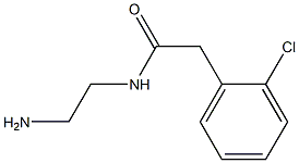 N-(2-aminoethyl)-2-(2-chlorophenyl)acetamide 구조식 이미지