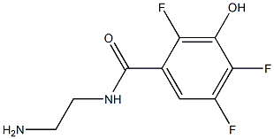 N-(2-aminoethyl)-2,4,5-trifluoro-3-hydroxybenzamide 구조식 이미지