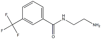 N-(2-aminoethyl)-3-(trifluoromethyl)benzamide 구조식 이미지