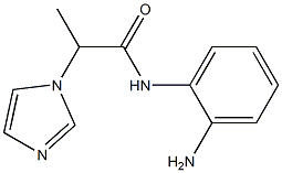 N-(2-aminophenyl)-2-(1H-imidazol-1-yl)propanamide 구조식 이미지