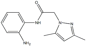 N-(2-aminophenyl)-2-(3,5-dimethyl-1H-pyrazol-1-yl)acetamide Structure