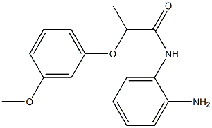 N-(2-aminophenyl)-2-(3-methoxyphenoxy)propanamide Structure