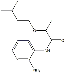 N-(2-aminophenyl)-2-(3-methylbutoxy)propanamide 구조식 이미지